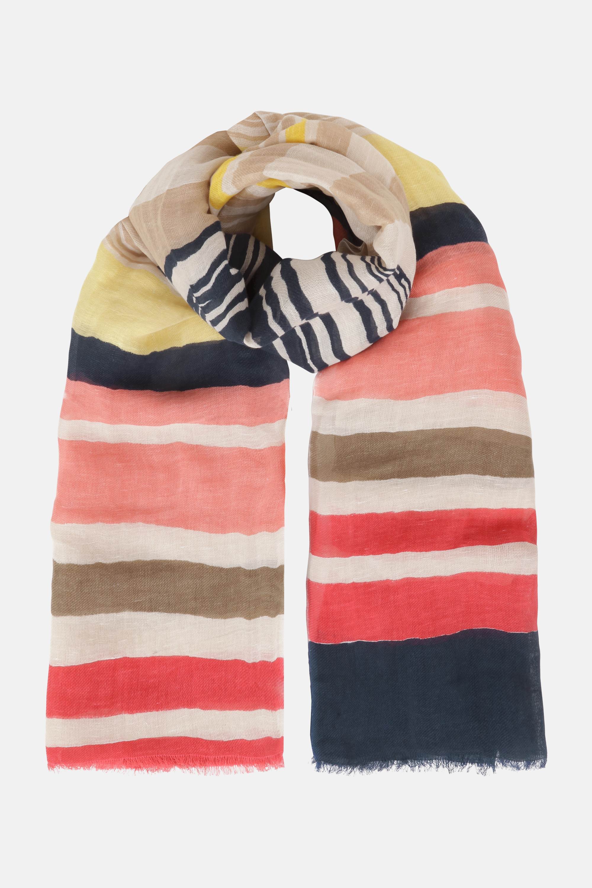 Stripete Skjerf - Red Organic Stripe